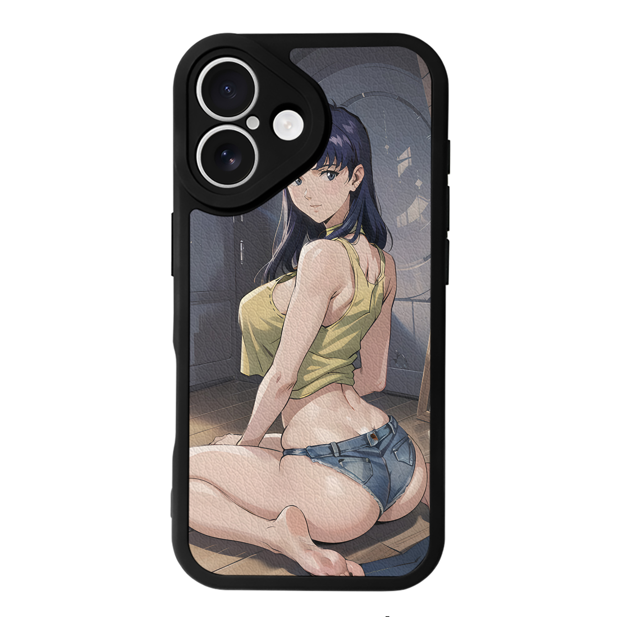 （画像用） EVA 新世紀エヴァンゲリオン 【iPhone 16シリーズ対応】シリコンスマホケース（レザー調） 材質：シリコン